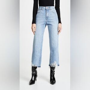 DL1961 Hepburn High Rise Wide Leg, Size 25